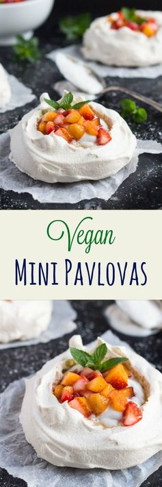 Vegan Mini Pavlovas | The Recipe ReDux