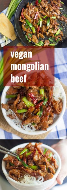 Vegan Mongolian Beef