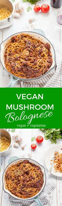 Vegan Mushroom Bolognese