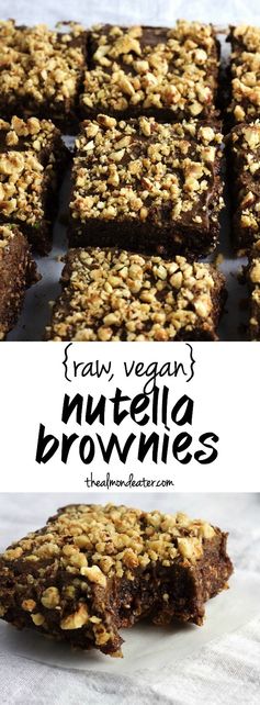 Vegan Nutella Brownies