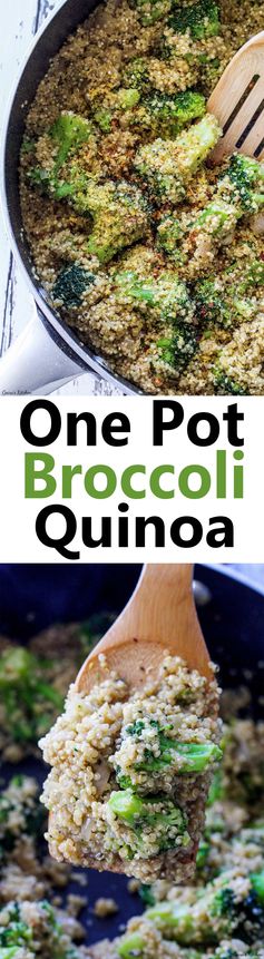 Vegan One Pot Broccoli Quinoa