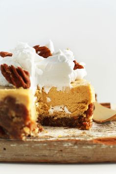 Vegan Pumpkin Cheesecake