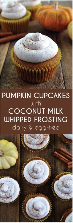 Vegan pumpkin cupcakes