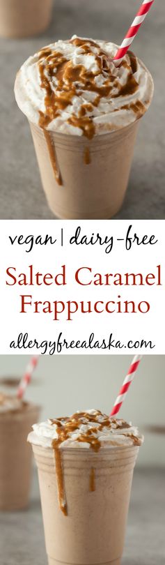 Vegan Salted Caramel Frappuccino