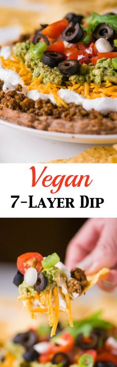 Vegan Seven-Layer Mexican Dip