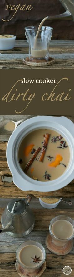 Vegan Slow Cooker Dirty Chai