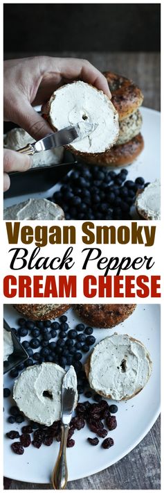 Vegan Smoky Black Pepper Cream Cheese