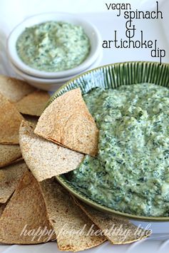 Vegan Spinach and Artichoke Dip