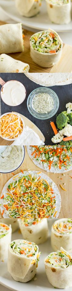 Vegetable Tortilla Roll Ups