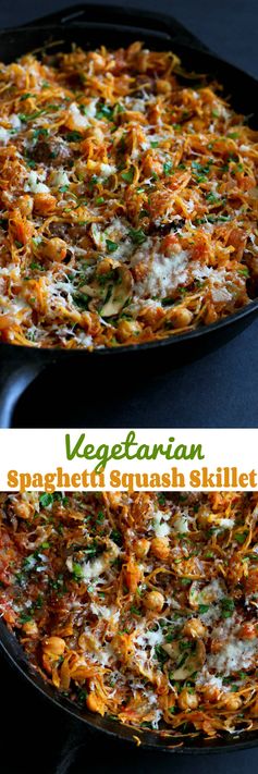 Vegetarian Spaghetti Squash Skillet