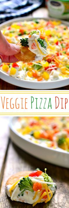 Veggie Pizza Dip