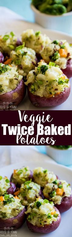 Veggie Twice Baked Potatoes