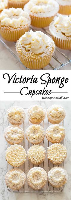 Victoria Sponge Cupcakes