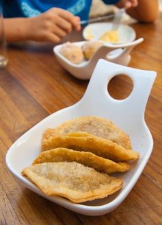 Warm Caramel Apple Empanadas