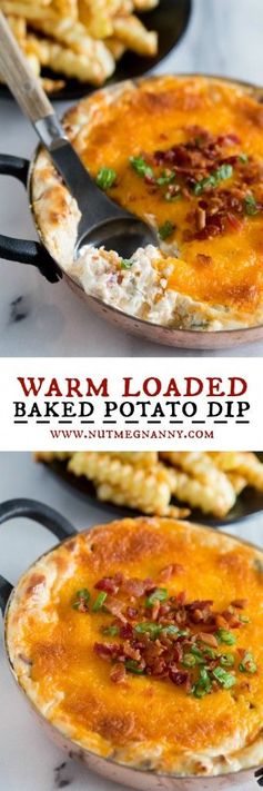 Warm Loaded Baked Potato Dip