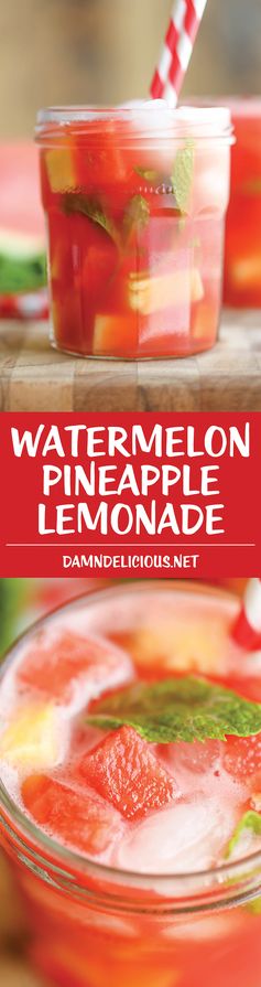 Watermelon Pineapple Lemonade