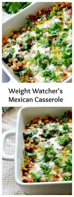 Weight Watcher's Mexican Casserole