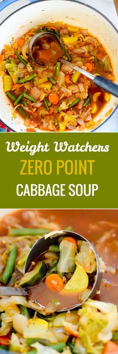 Weight Watchers Zero Point Cabbage Soup