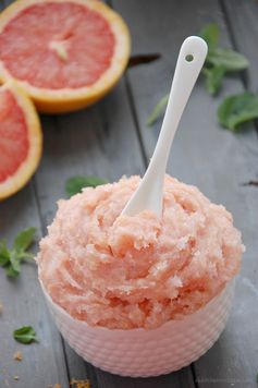 Whipped Grapefruit Mint Sugar Scrub