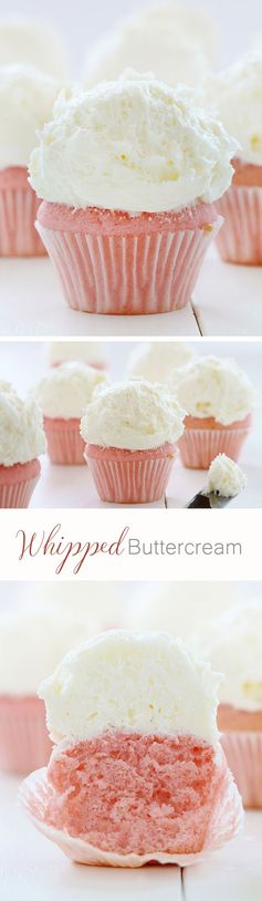 Whipped vanilla buttercream