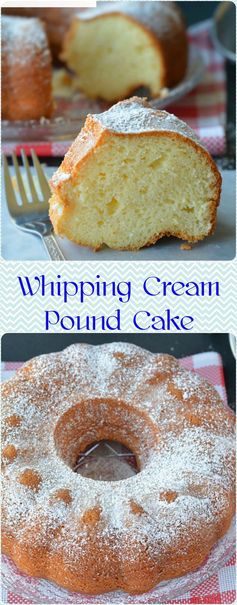 Whipping Cream Pound Cake