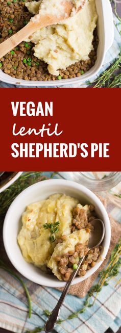 Whiskey Lentil Vegan Shepherd's Pie