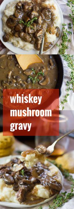 Whiskey Mushroom Gravy