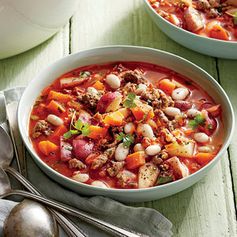 White Bean and Chorizo Soup