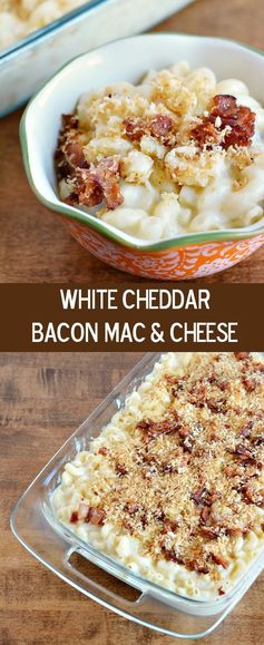 White Cheddar Bacon Macaroni and Cheese