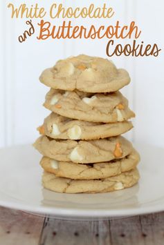 White Chocolate and Butterscotch Chip Cookies