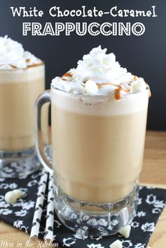 White Chocolate-Caramel Frappuccino