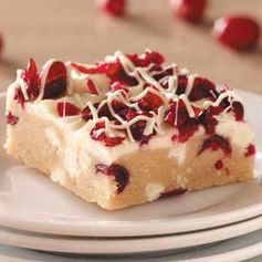 White Chocolate Cranberry Blondies