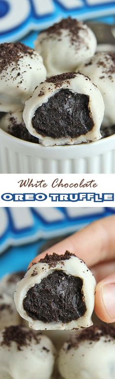 White Chocolate Oreo Truffles