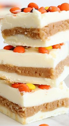 White Chocolate Peanut Butter Truffle Bars