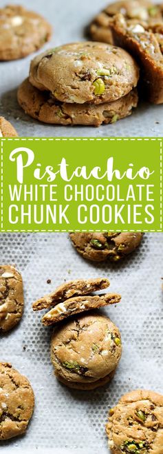 White Chocolate Pistachio Cookies