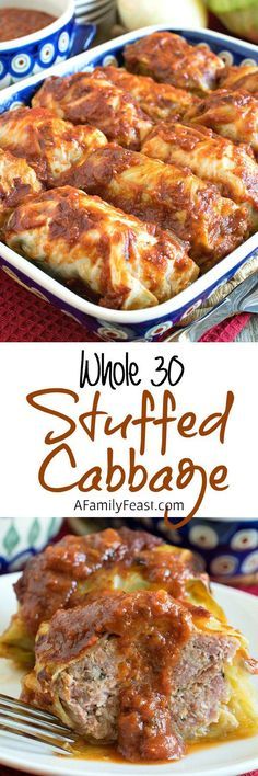 Whole30 Stuffed Cabbage