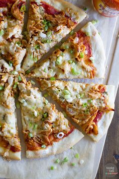 Wingless Buffalo Chicken Pizza