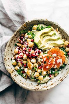 Winter Spa Salad with Lemon Chicken