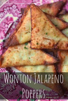 Wonton Jalapeno Poppers