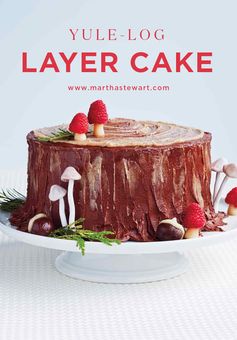 Yule-Log Layer Cake