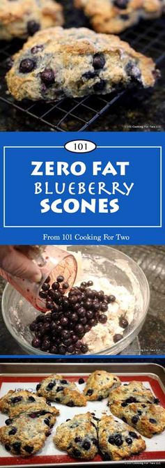 Zero Fat Blueberry Scones