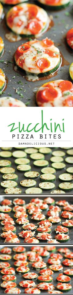 Zucchini Pizza Bites