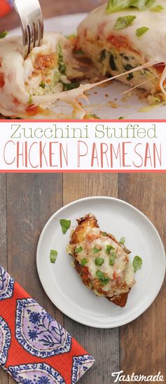 Zucchini-Stuffed Chicken Parm