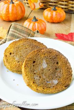 1-Minute Low Carb Pumpkin Spice English Muffin