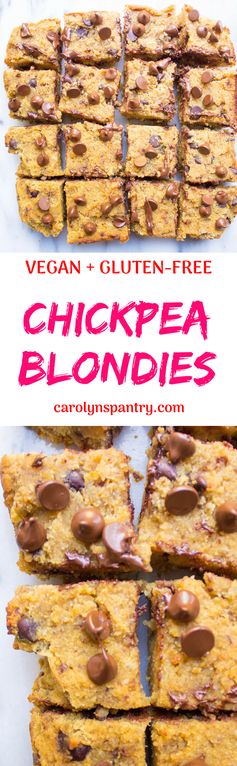 10-Ingredient Chickpea Blondies