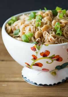 10 Minute Peanut Sauce Noodles