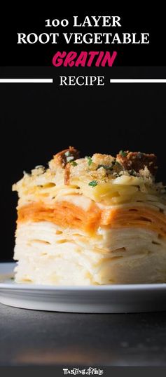 100-Layer Root Vegetable Gratin