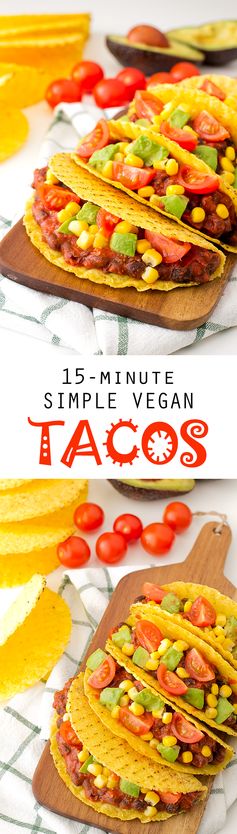 15-Minute Simple Vegan Tacos