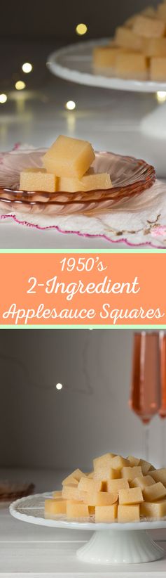 1950’s Two-Ingredient Applesauce Squares