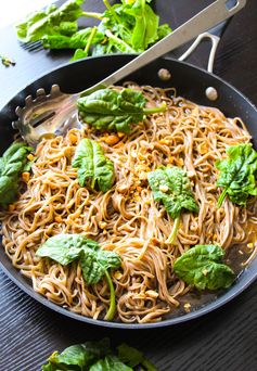 20-Minute Spicy Basil Thai Noodles